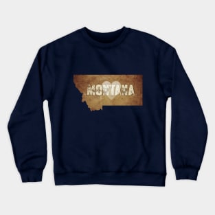 Montana Rustic Crewneck Sweatshirt